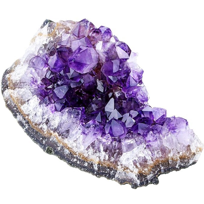 Natural Raw Amethyst Geode Healng Crystals Stone Rock Crystal Cluster