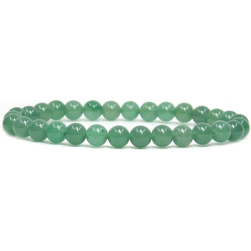 Green Aventurine Handmade Round Beads Stretch Bracelet