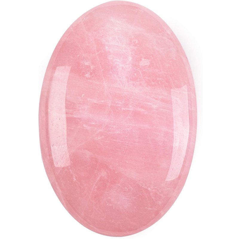 Rose Quartz Palm Stone Crystal