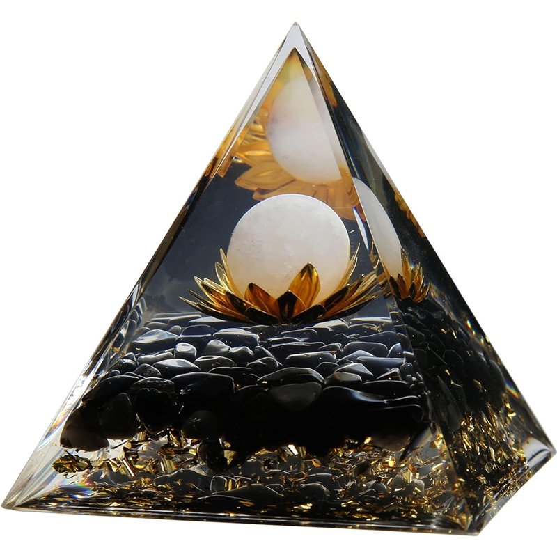 Crystal Pyramid Orgonite Pyramid