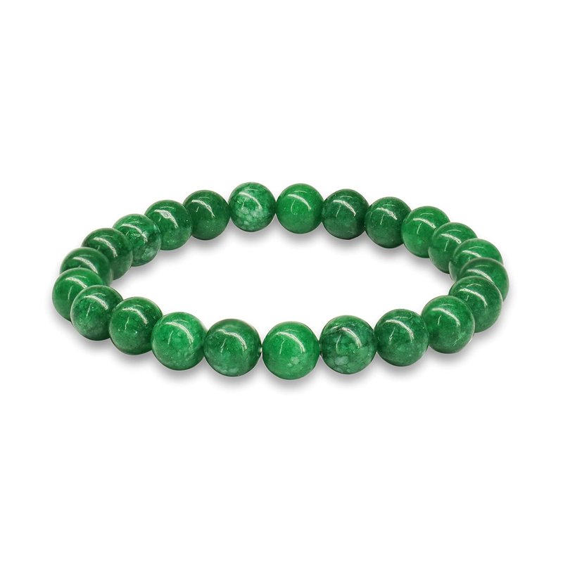 Green Jade Bracelet Stress Relief Healing Crystal Bracelet