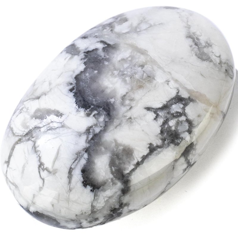 Howlite Palm Stone