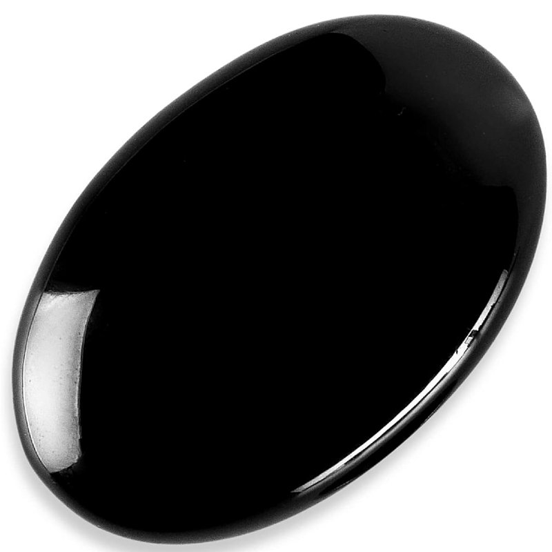 Obsidian Palm Stone Used for Detoxification