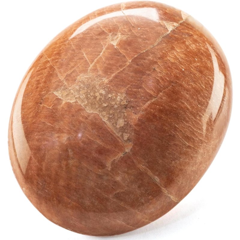 Sunstone Peach Moonstone Palm Stone