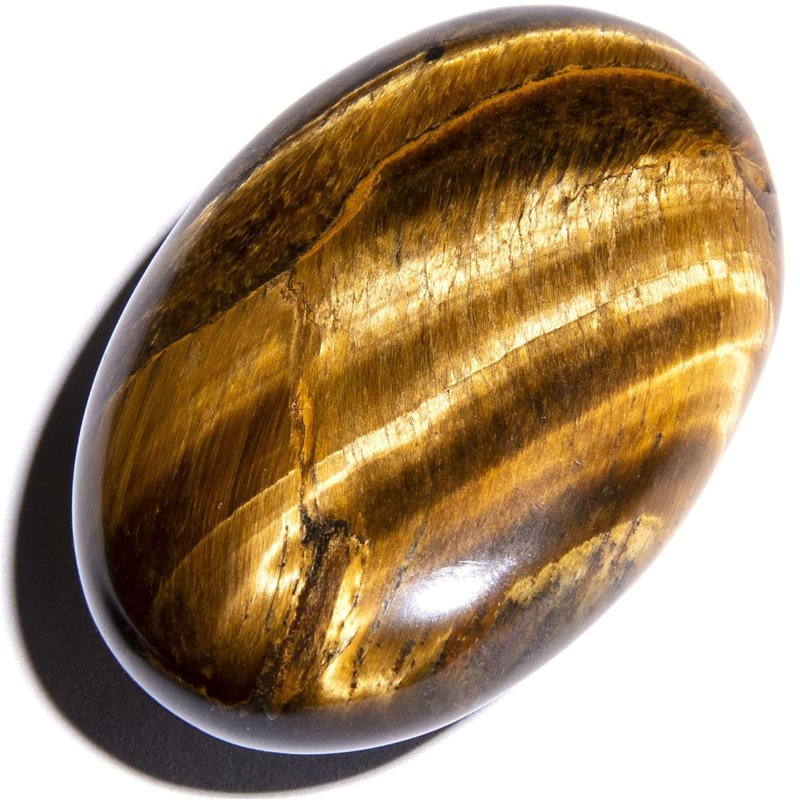 Tiger Eye Palm Stone