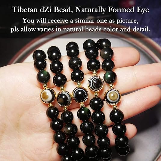 Feng Shui Black Obsidian Wealth Bracelet-1