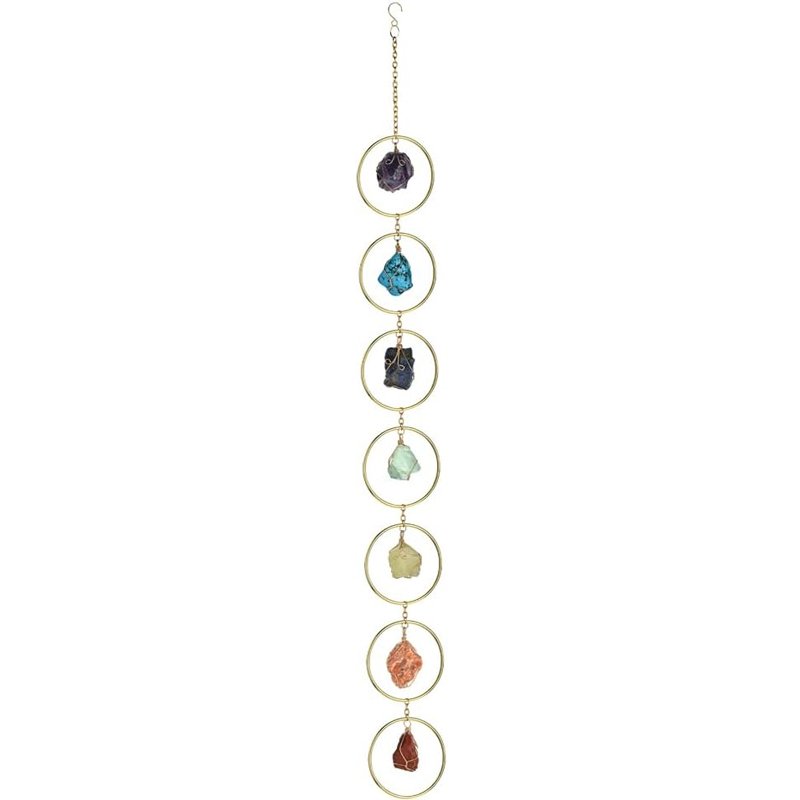 Healing Crystal Energy Wind Chime Colorful Sunshine Catcher