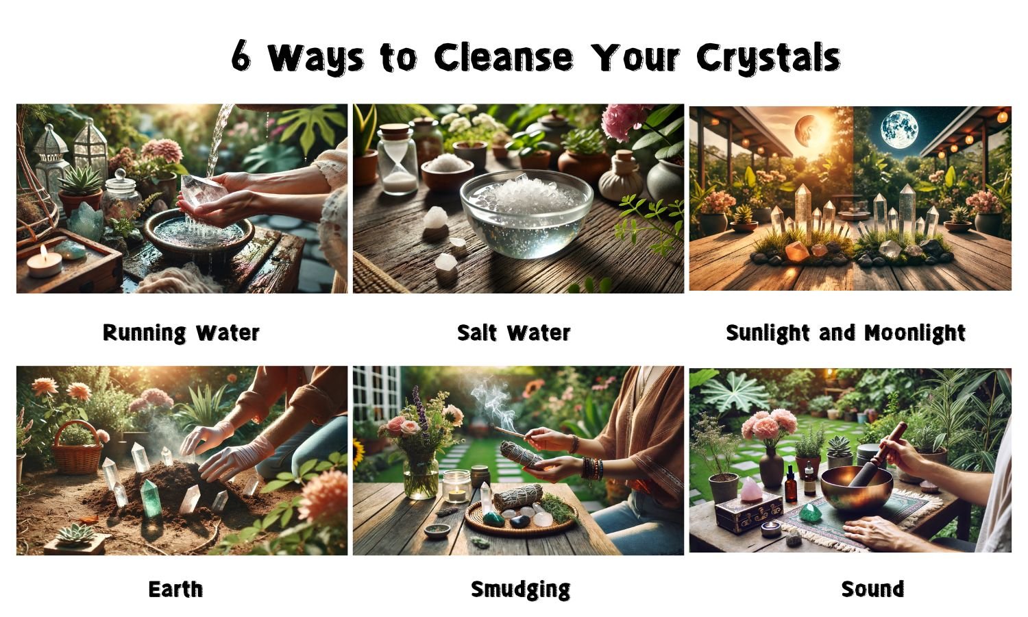 How to Cleanse Crystals - 6 Ways to Cleanse Your Crystals